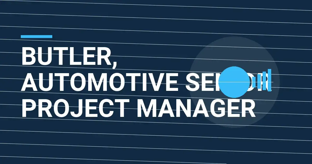 Butler, Automotive Senior Project Manager