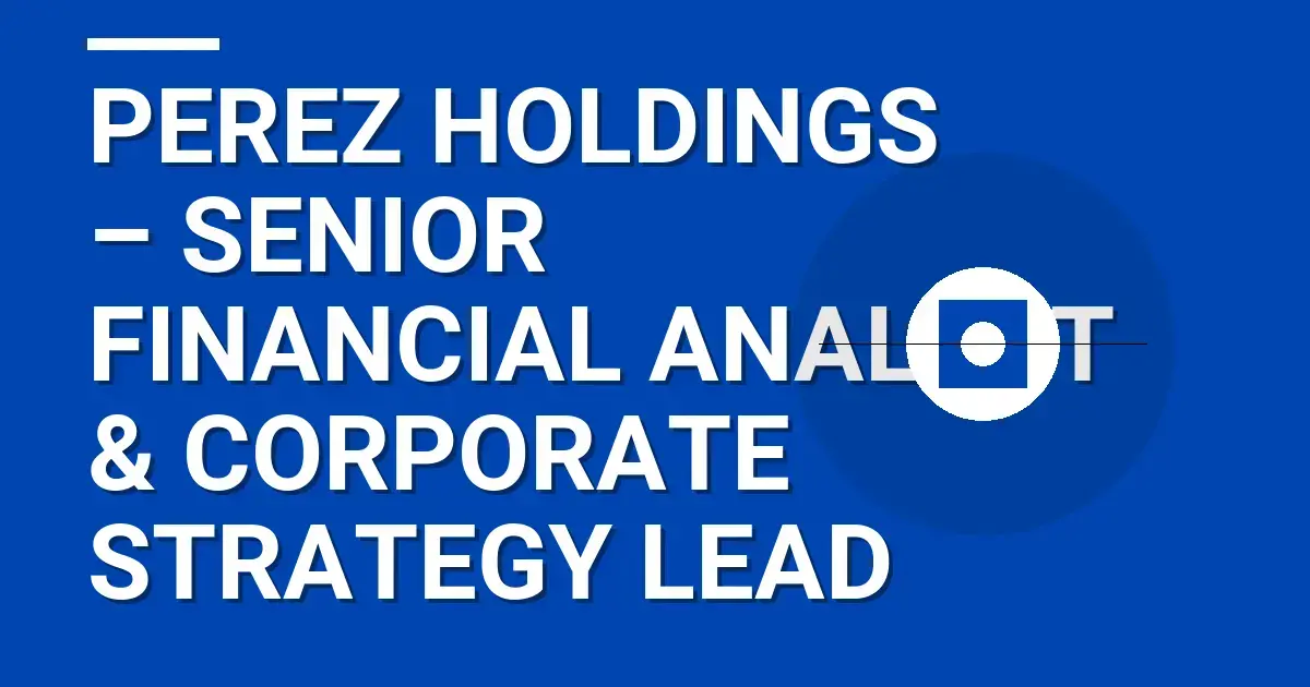 Perez Holdings – Senior Financial Analyst & Corporate Strategy Lead