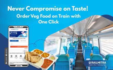 Never Compromise on Taste! Order Veg Food on Train with One Click