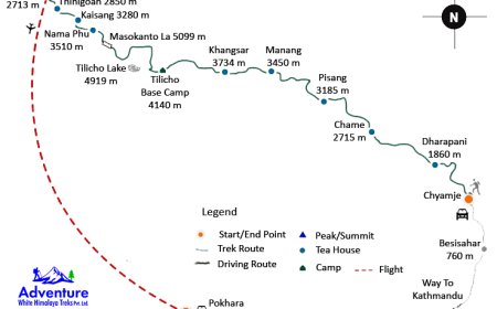 Finding My Way to the World's Highest Lake: A Journey with the Tilicho Lake Trekking Map