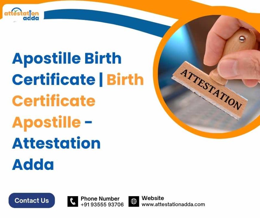 Everything You Need to Know About Birth Certificate Apostille