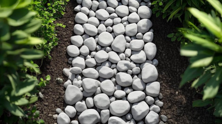 Premium Snow White Pebbles for Sale – Natural Landscaping & Decorative Stones