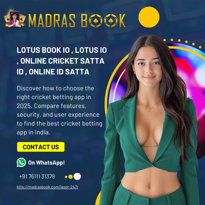 Lotus Book IO – Trusted Online Cricket Betting ID Platform | MadrasBook
